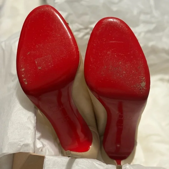 Christian Louboutin Nude, Open Ondessa Women's